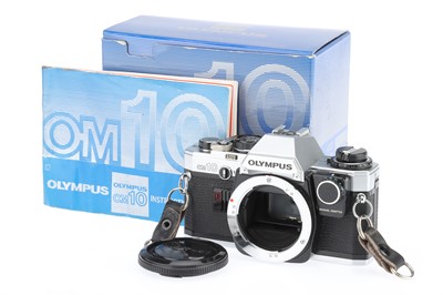 Lot 168 - An Olympus OM10 35mm SLR Body
