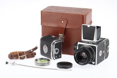 Lot 206 - A Kiev 80 Medium Format SLR Camera Outfit