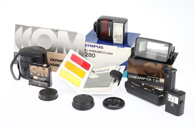 Lot 177 - A Mixed Selection of Olympus Camera Accessories