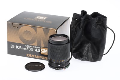 Lot 176 - An Olympus Zuiko Auto Zoom 35-105mm f/3.5-4.5 Zoom Lens