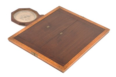 Lot 95 - A Fine 18th Century Surveying Plane Table & Compass by Henry Gregory