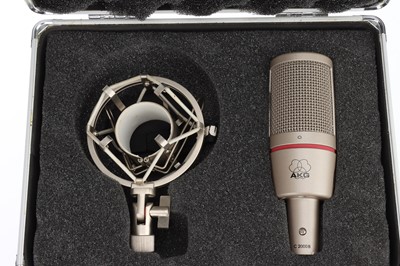 Lot 901 - AKG c2000b Condenser Microphone With Shockmount , with 2 Others