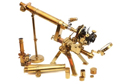 Lot 1 - An Exceptionally Fine Powell & Lealand "No. 1" Compound Monocular/Binocular Microscope Outfit