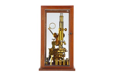 Lot 302 - A Very Fine W. Watson & Sons Van Heurck Monocular  Exhibition Microscope