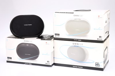 Lot 909 - Four Harman Kardon Omni 20 Speakers