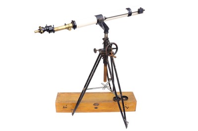Lot 340 - A Large 4in Carl Zeiss Jena Telescope