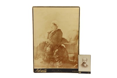 Lot 299 - An Unusually Large Carte De Visite Image of Queen Victoria