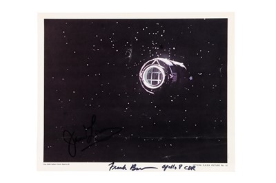 Lot 760 - Official N.A.S.A. Picture No.10 Signed By Lovell & Borman