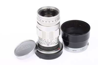 Lot 11 - A Leitz Elmar '3 Element' f/4 90mm Lens