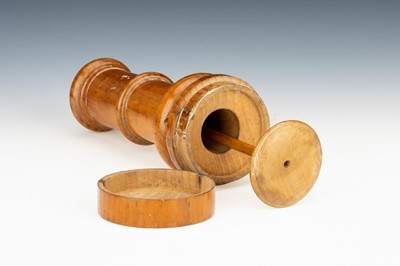 Lot 91 - Pear Wood Stethoscope & Case
