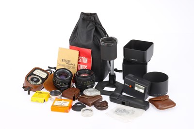 Lot 648 - A Selection of SLR Lenses and Camera Accessories