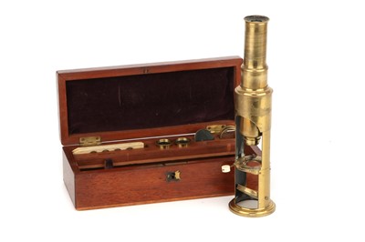 Lot 18 - Martin-Type Drum Microscope