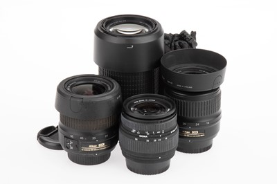 Lot 28 - A Selection of Nikon Nikkor DX DSLR Lenses