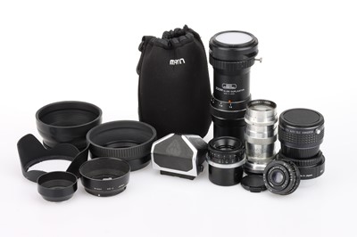 Lot 198 - A Collection of Soviet Lenses and Various Accessories
