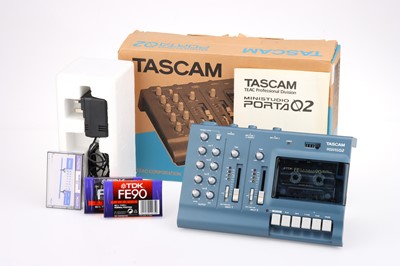 Lot 733 - A Tascam Ministudio Porta 02 Tape Recording Desk