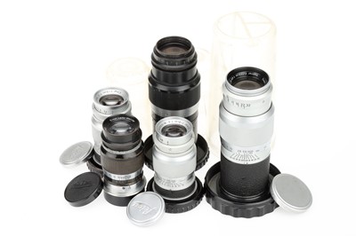 Lot 14 - A Selection of Leitz Telephoto Lenes