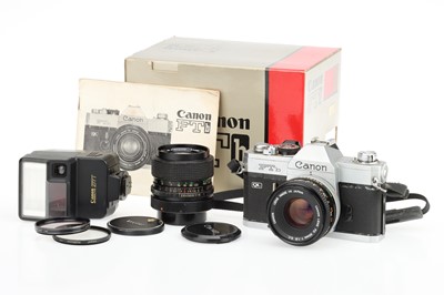Lot 98 - A Canon FTbn QL 35mm SLR Camera
