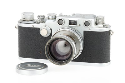Lot 8 - A Leitz Wetzlar Leica IIIc 35mm Rangefinder Camera