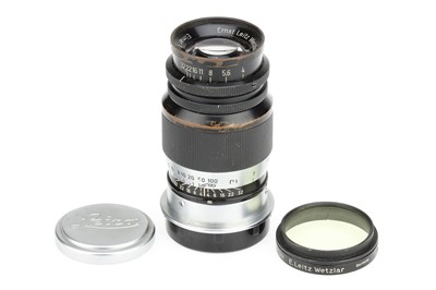 Lot 9 - A Leitz Wetzlar Elmar f/4 90mm (9cm) Lens
