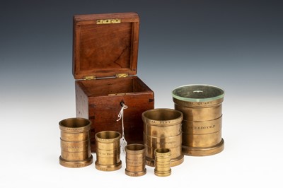 Lot 150 - Set of 6 Victorian Capacity Measures for the County of Bedford