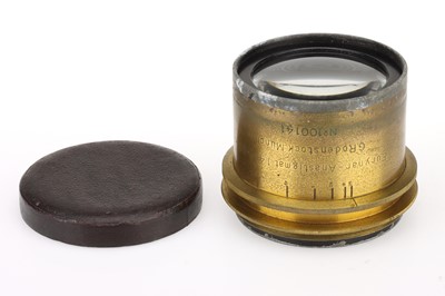 Lot 399 - A Rodenstock Eurynar-Anastigmat f/4.5 30cm Brass Lens