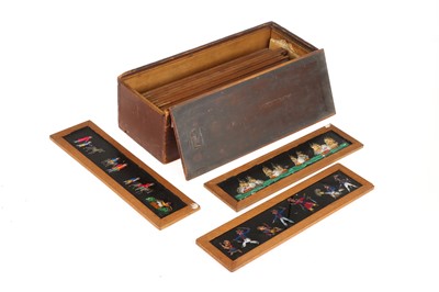 Lot 693 - Collection of Cartoon Strip Magic Lantern Slides