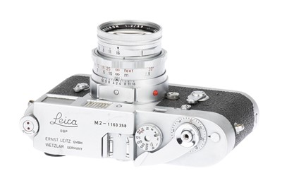 Lot 33 - A Leica M2 KS-15 (4) Rangefinder Camera Outfit