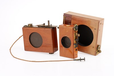 Lot 237 - Three Focal Plane Shutters for Brass Camera Lenses