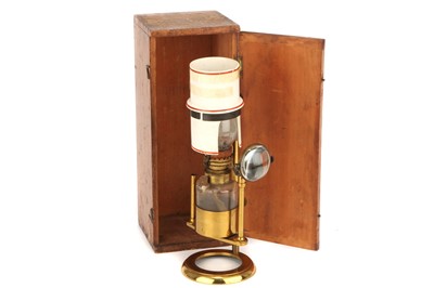 Lot 25 - A Microscope Oil Lamp