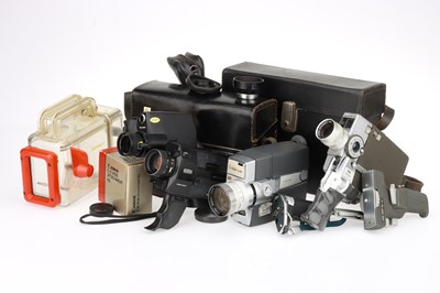Lot 529 - Elmo 8mm and Other Cine Movie Cameras