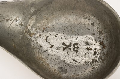 Lot 76 - A Group of Antique Pewter Medical Items