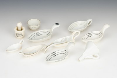 Lot 77 - A Group of Antique Ceramic Medical Items