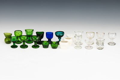 Lot 41 - A Collection of Early Glass & Ceramic Eyebaths