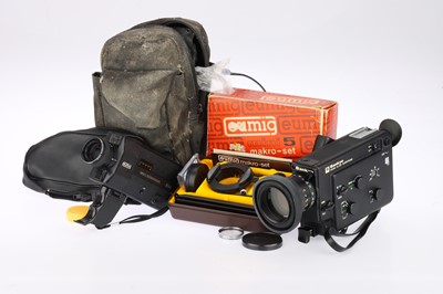 Lot 544 - A Sankyo Supertronic and a Eumig Mini Super 8 Cine Movie Cameras