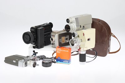 Lot 533 - A Mixed Selection of Super 8 and 8mm Cine Cameras