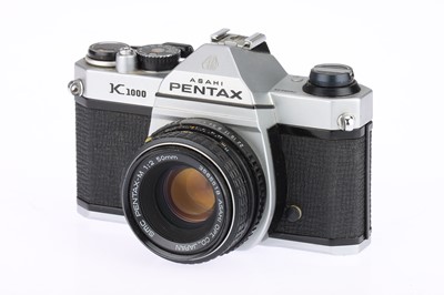 Lot 255 - An Asahi Pentax K1000 35mm SLR Camera