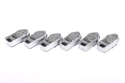 Lot 66 - Six Leitz Leica-Meter MR Light Meter Devices