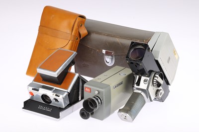 Lot 535 - Paillard Bolex and Leicina Cine Movie Cameras