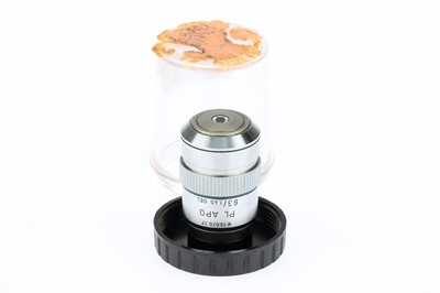Lot 624 - Leitz Wetzlar PL APO 63 Microscope Objective