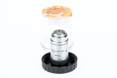 Lot 632 - Leitz Wetzlar PL APO 100 Microscope Objective