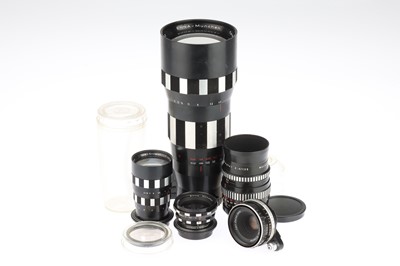 Lot 381 - A Collection of Enna-Munchen and Other Lenses
