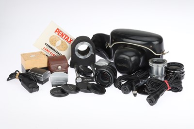 Lot 440 - A Selection of Pentax and Ihagee Accessories