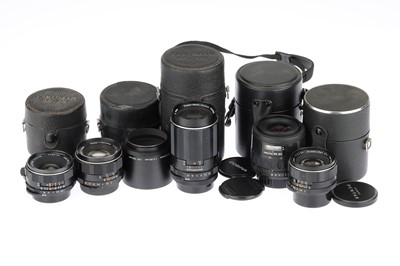 Lot 369 - A Selection of Pentax Lenses