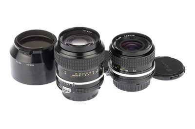 Lot 372 - Two Nikon Nikkor AI Lenses