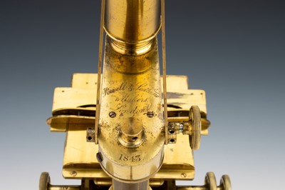 Lot 94 - An Important Original Form of Powell & Leyland’s ‘New Microscope’ Dated 1843