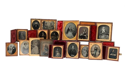 Lot 33 - Large Collection of Cased Ambrotypes