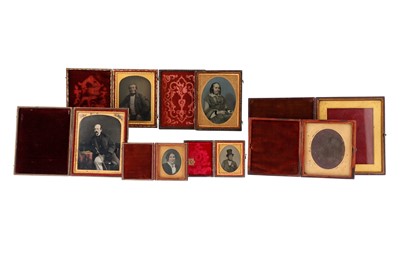 Lot 37 - A Cased Ambrotype by D Hay of Edinburgh, and Others