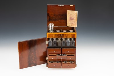 Lot 3 - A Fine Georgian Domestic Medicine Chest with All Silver Fittings
