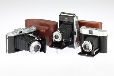 Lot 286 - A Selection of Medium Format Folding Cameras