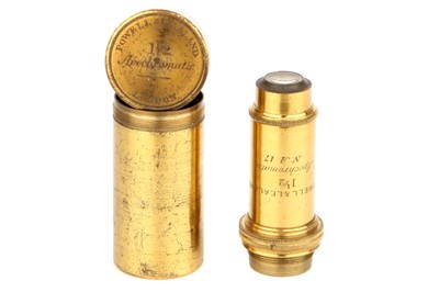 Lot 30 - A Large Powell & Lealand 1 1/2 inch objective